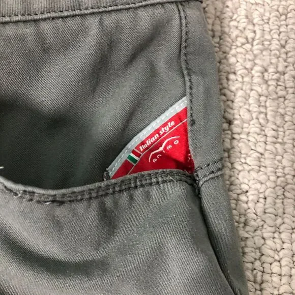 Animo Breeches Womens Gray Size IT 50 Knee Grip Italy Horse Riding READ - Picture 3 of 15